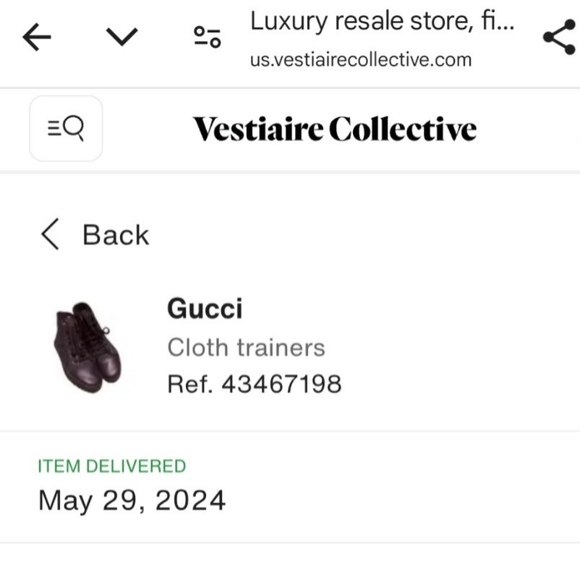 Gucci Pre-owned Black High-Top Womens Cloth Cross Trainers - Picture 8 of 8